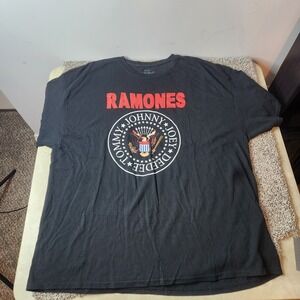 RAMONES‎ T-Shirt Presidential Hey 1234 Men's Black Punk Rock Band Tee Size 3xl
